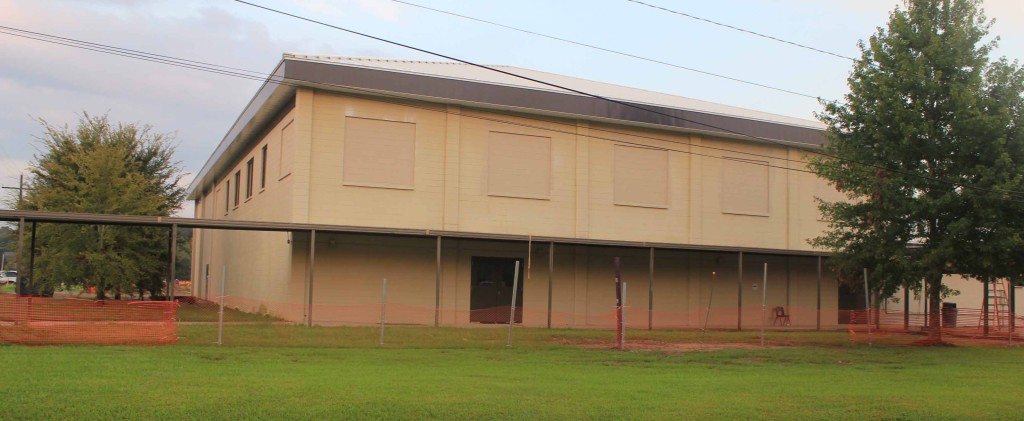 The improved and expanded Denham Springs Freshman High School gymnasium will seat 1,000 students in a temperature-controlled environment upon its completion at the end of this month.